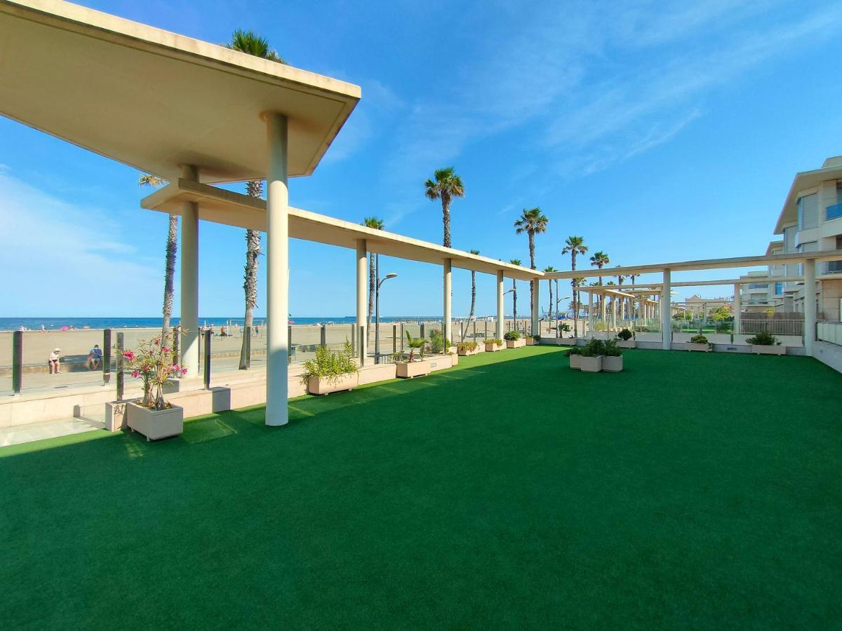 Non Stress Arena Primera Linea De Playa Valencia Eksteriør bilde